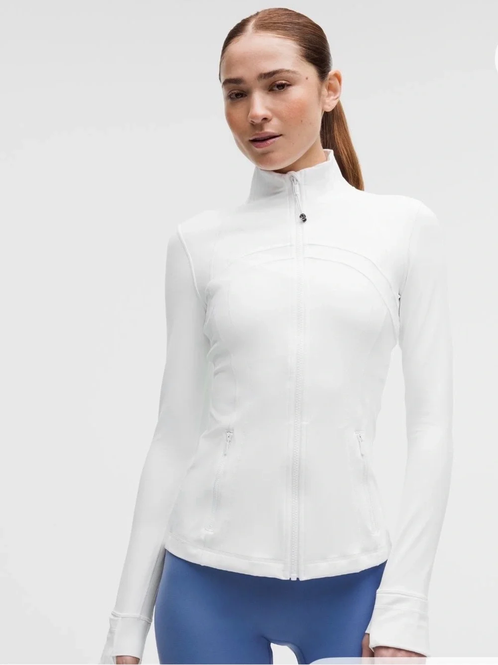 NWT Lululemon Define Women's White Full‑Zip Jacket. Size: 10